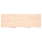 ZNTS Wall Shelf 180x60x cm Untreated Solid Wood Oak 363602