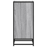 Sideboard Grey Sonoma 35.5x35x76 cm Engineered Wood and Metal 848942