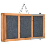 Dog Ramp Grey 120x30 cm Solid Wood Fir 172419