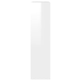 Shoe Cabinet with Mirror 2-Layer High Gloss White 63x17x67 cm 342631