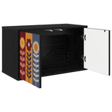 Wall-mounted TV Cabinet ESSEN 69 x 33 x 40 cm Black Oak 8007136