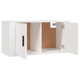 Wall Mounted TV Cabinet White 80x34.5x40 cm 816624