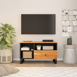 TV Cabinet 80x33x46 cm Solid Wood Acacia and Engineered Wood 351975