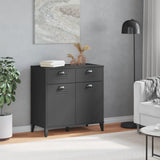 Sideboard VIKEN Anthracite Grey 80x40x80 cm Engineered Wood 374937