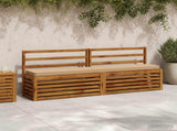 2-Piece Bench Cushions VUGHT 2 pcs 100% Polyester Sand 950887
