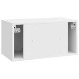 Wall-Mounted TV Cabinet High Gloss White 59.5 x 31 x 30 cm 899389
