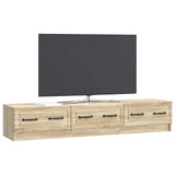 TV Cabinet Sonoma Oak 147 x 34.5 x 27 cm Engineered Wood 895857