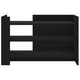 Coffee Table Black 80x50x50 cm Engineered Wood 848340