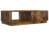 Coffee Table Smoked Oak 90 x 50 x 37 cm Engineered Wood 895420