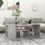 Coffee Table Concrete Grey 100x50x40 cm Engineered Wood 806925