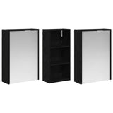 Bathroom Cabinet Set 3 pcs 116 x 16 x 62.5 cm Engineered wood 3403809