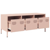 TV Cabinet Pink 101.5x39x43.5 cm Cold-rolled Steel 851227
