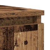 Sideboard with Drawers Old Wood 100.5x35x76 cm Engineered Wood 3328451