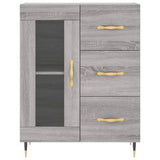 Sideboard Grey Sonoma 69.5x34x90 cm Engineered Wood 828026