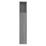 Headboard Cabinet Grey Sonoma Engineered wood Medium 817265