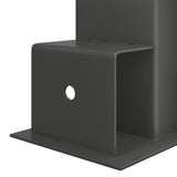 Firewood Stack Aid 4 pcs Anthracite 34 x 10 x 15 cm Steel 42030118