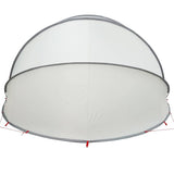 Pool Dome Folding Manual Grey and Orange 472 x 460 x 229 cm 42001118
