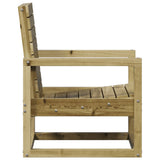 Garden Lounge Set Natural wood Vacuum pressure treated pine wood 832556