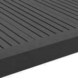 5 pcs Decking Angle Trims WPC 170 cm Black 45020