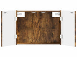Dartboard Cabinet ALKMAAR Smoked Oak 52.5 x 10.5 x 53.5 cm 896230