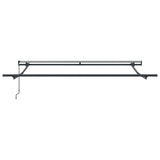 Retractable Awning Green and White 350 x 250 cm 3330469