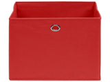 Storage Boxes 10 pcs Red 32x32x32 cm Fabric 288363