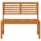 Garden Bench Brown 100 x 50 x 91cm Solid Acacia wood 4107151