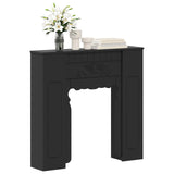 Fireplace Surround Black 93 x 20 x 89 cm Engineered Wood 8006625
