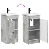 Bathroom Vanity with Sink Concrete Grey 42 x 40 x 84.5 cm 890057