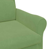 Armchair Light green 76 x 94 x 102 cm Velvet 42009860