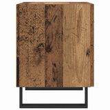Bedside Cabinet 2 pcs Old Wood and Black 40 x 35 x 47.5 cm 884067