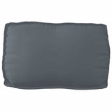 Pallet Cushion Set 3 pcs Anthracite 120 x 80 x 12 cm 3329089