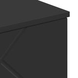 Bathroom Cabinet Wall-mounted with Door Black 30 x 31.5 x 61 cm 883345