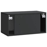 Wall-Mounted TV Cabinet Black 59.5 x 31 x 30 cm Engineered Wood 899046