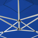 Professional Folding Party Tent with Walls Aluminium 2x2 m Blue 48931