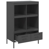 Highboard Black 68x39x101.5 cm Steel 843102