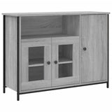 Sideboard Grey Sonoma 100x35x75 cm Engineered Wood 835512