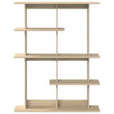 Wall Shelving Unit Brown 102 x 20 x 130 cm Engineered Wood 8012054