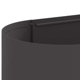 Raised Garden Bed Black 120 x 40 x 40 cm Steel 8011684