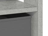 Bedside Table 2 pcs Concrete Grey 41 x 40 x 45 cm 8000427
