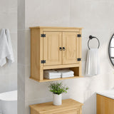 Bathroom Wall Cabinet Corona 70x33x71.5 cm Solid Wood Pine 4013406