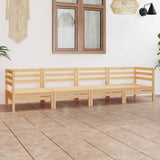 4 Piece Garden Lounge Set Solid Pinewood 3082502