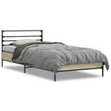 Bed Frame without Mattress Sonoma Oak 75x190 cm Small Single 845623