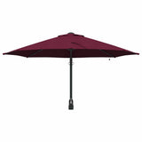 Garden Parasol Manual Bordeaux Red 248 x 248 x 148 cm 42003247