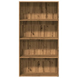 Bookcase Artisian Oak 80x30x152 cm Engineered Wood 857948