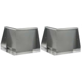Retaining Wall 2 pcs 50 x 50 x 40 cm Galvanised Steel Silver 8015182