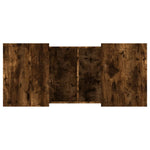 ZNTS Coffee Table Smoked Oak 80x55x40 cm Engineered Wood 840867