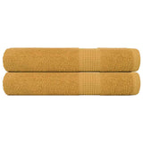 Towels "FROGN" 2 pcs Gold 100x200 cm 360 gsm 136818