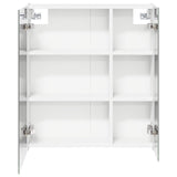 Bathroom Mirror Cabinet White 63.5 x 15.5 x 70 cm 889239