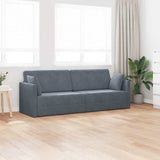 Floor Sofa Bed Dark Grey 213 x 70 x 77 cm Velvet 4106727